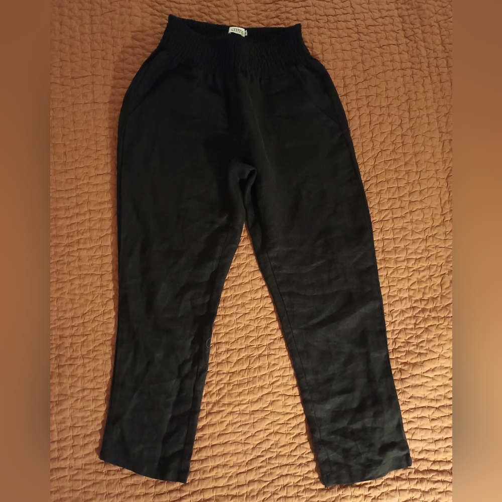 Emme Mama Linen Women's Pants Size Medium